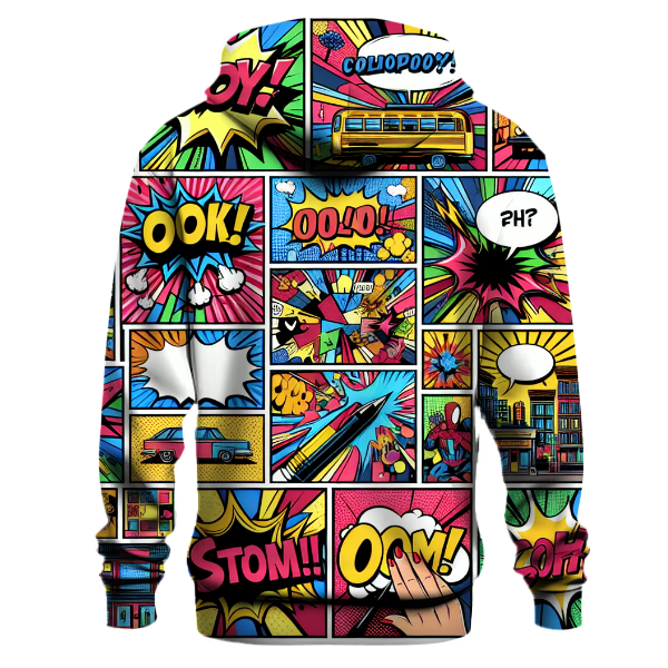 Retro Comic Strip Hoodie