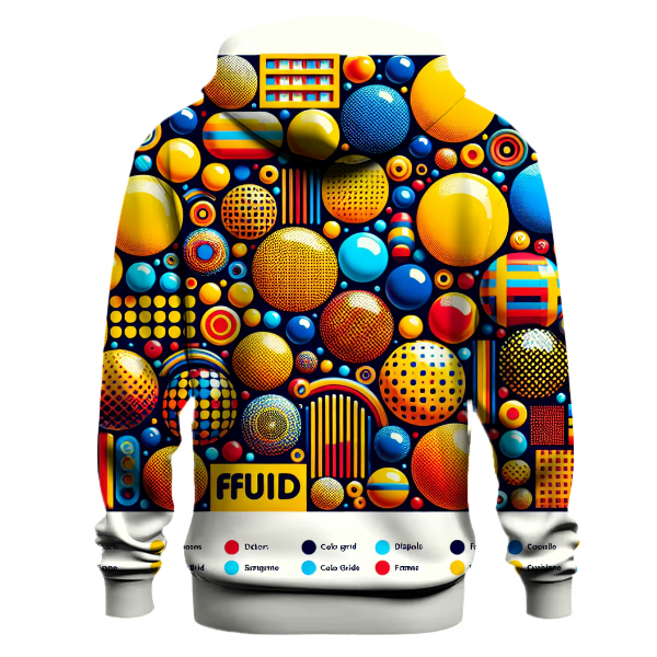 Funky Circle Dots Hoodie