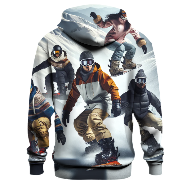 Snowboarding Alpine Rush Hoodie