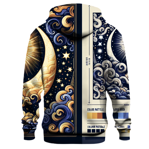 Celestial Sun and Moon Hoodie