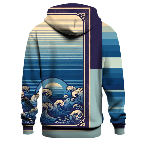 Vintage Indigo Wave Hoodie