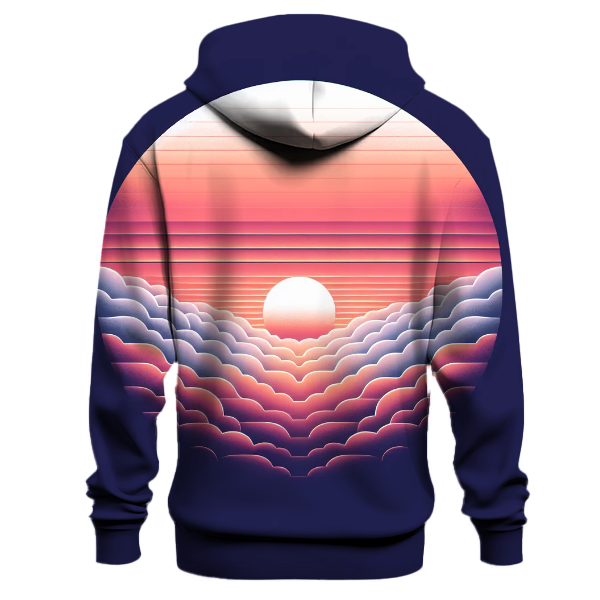 Pink Sunrise Glow Hoodie