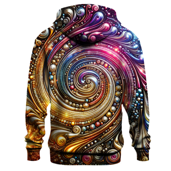 Disco Glitter Swirls Hoodie