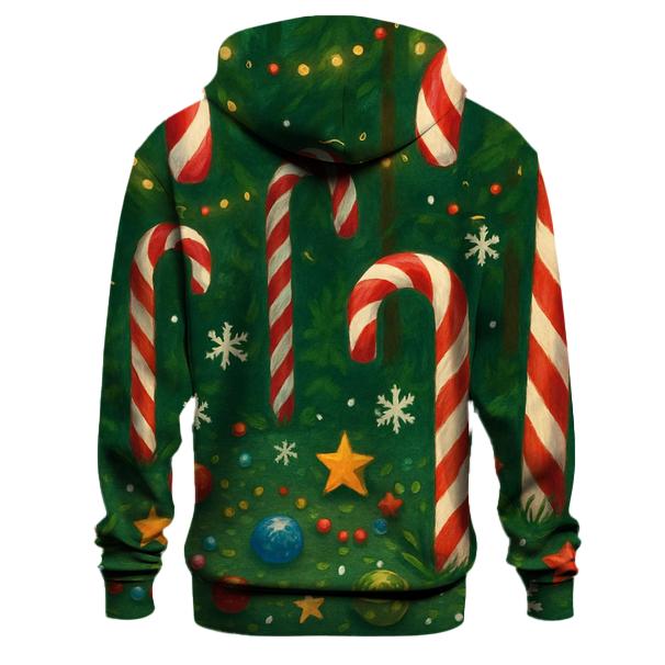 Magical Candy Cane Forest Hoodie