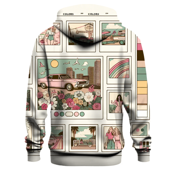Retro Polaroid Frames Hoodie