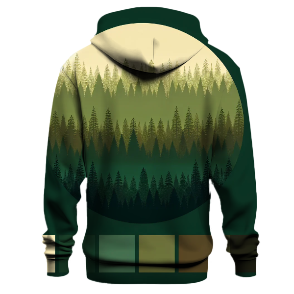 Forest Echo Gradient Hoodie