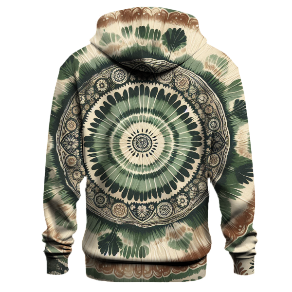 Forest Glade Tie-dye Design Hoodie