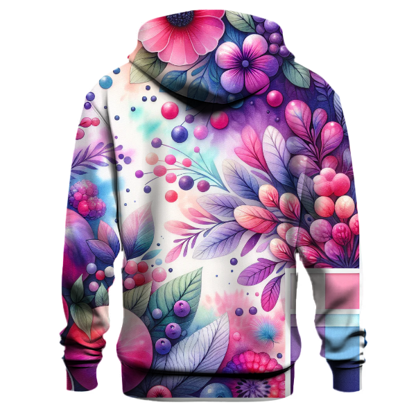 Berry Burst Tie-Dye Hoodie