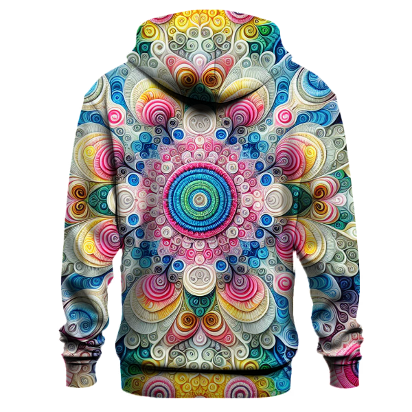 Hippie Tie-Dye Bliss Design Hoodie