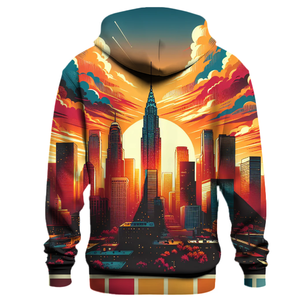 Dynamic Urban Cityscape Hoodie