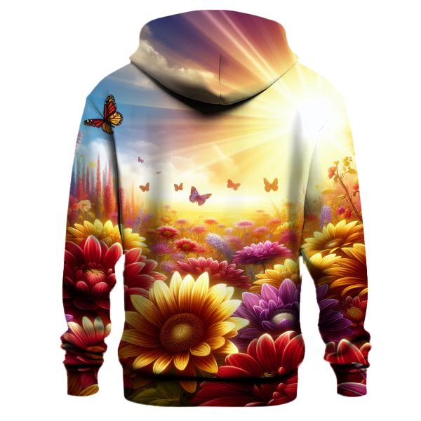 Cheerful Summer Blooms Hoodie