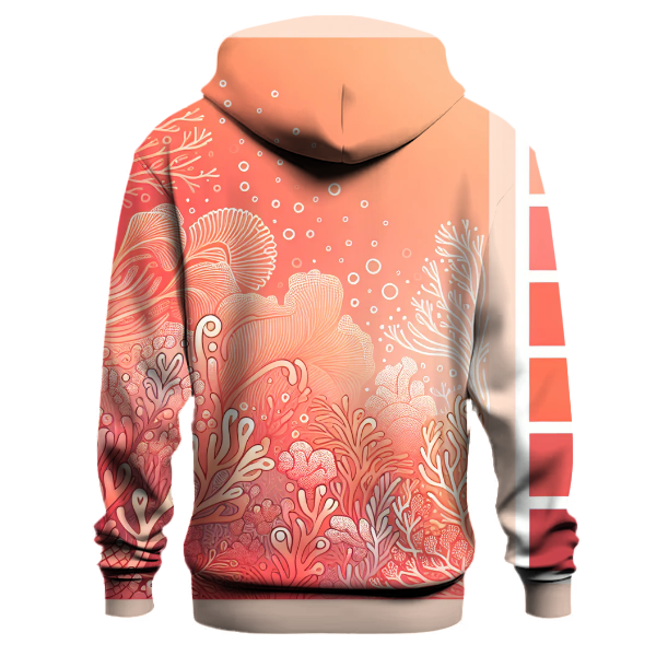 Bright Coral Reef Hoodie
