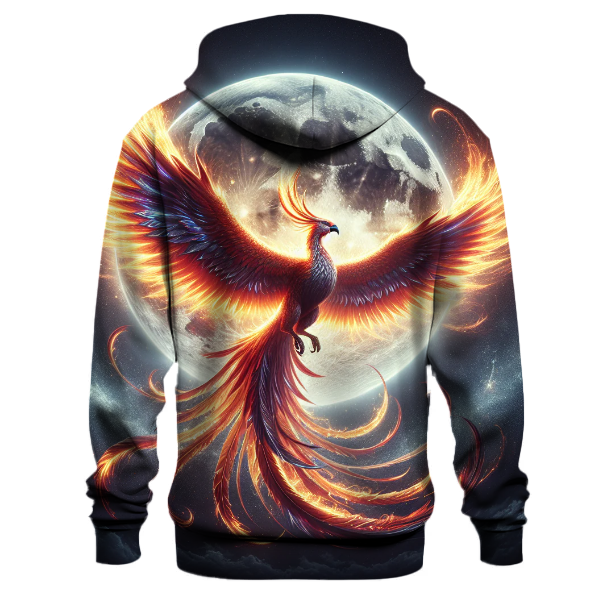 Mystical Lunar Phoenix Hoodie