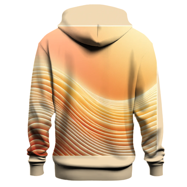Blushing Sunrise Gradient Design Hoodie