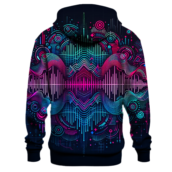 Electro Music Waves Hoodie