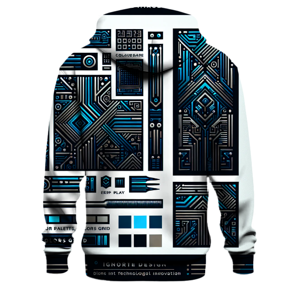 Retro Circuitry Chic Hoodie