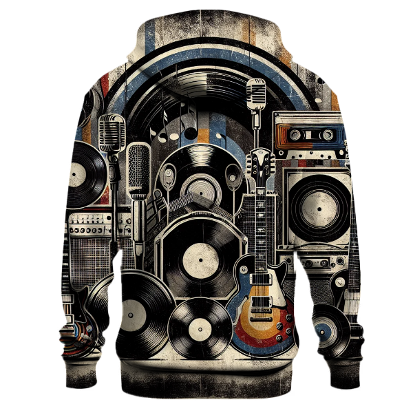 Rock and Roll Vintage Icons Hoodie
