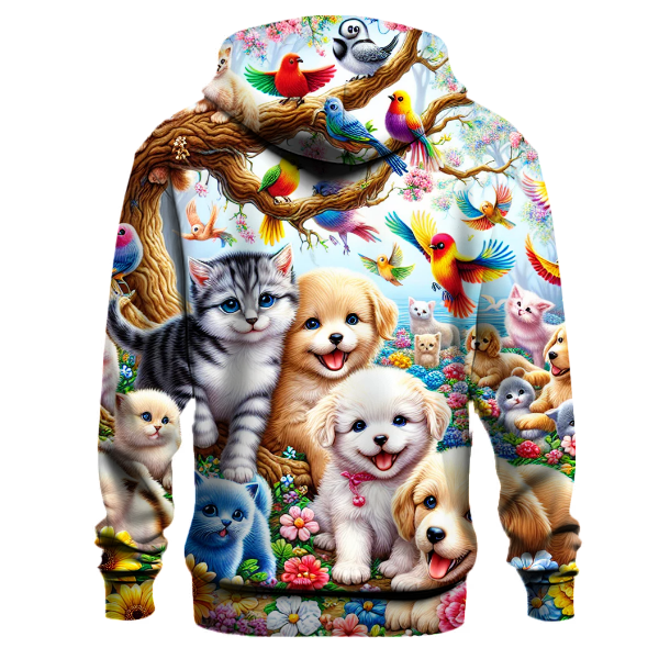 Playful Paws and Claws Hoodie