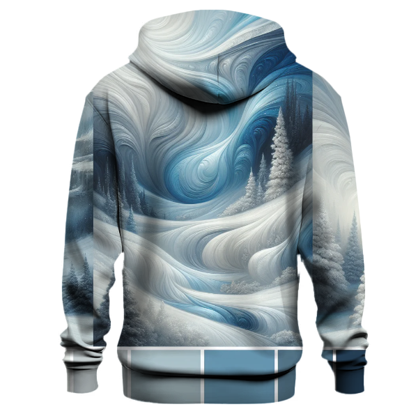 Frosty Nights Tie-dye Design Hoodie