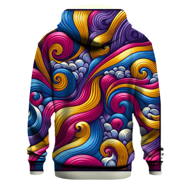 Vintage Waves Hoodie