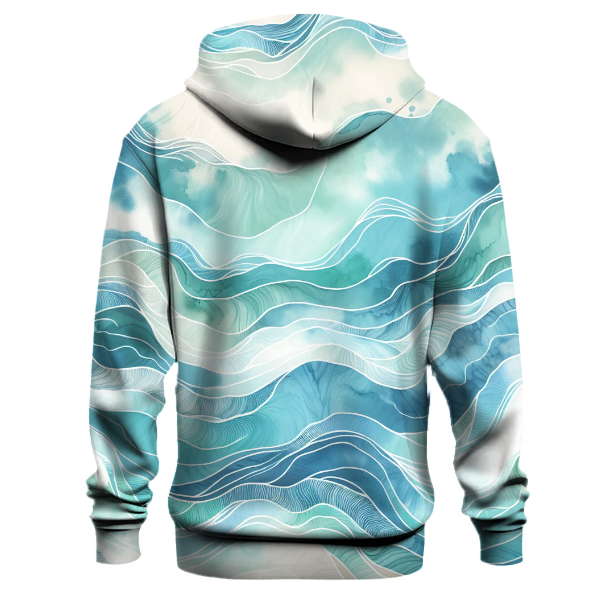 Ocean Mist Wave Hoodie