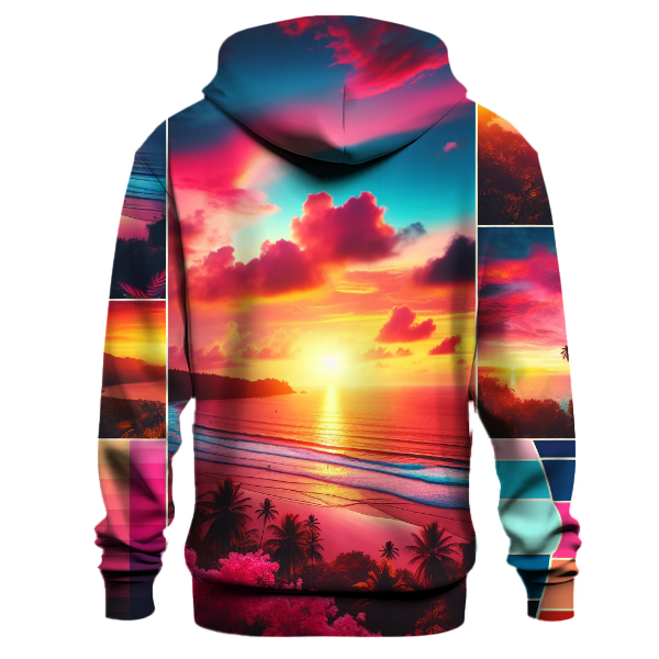 Electric Beach Sunset Hoodie