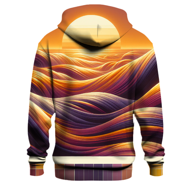 Sunset Groove Waves Hoodie