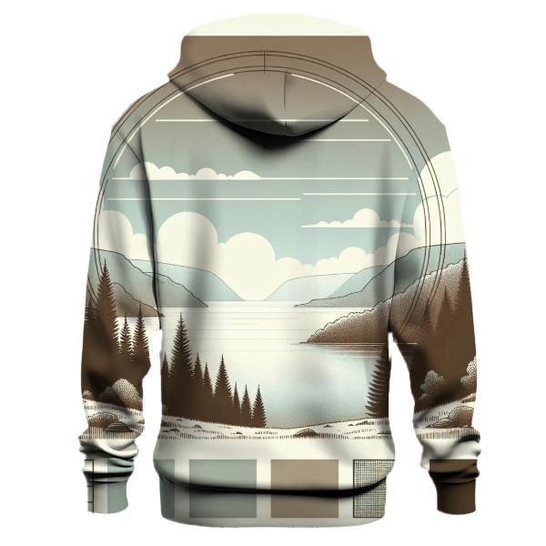Minimalist Nordic Scenery Hoodie