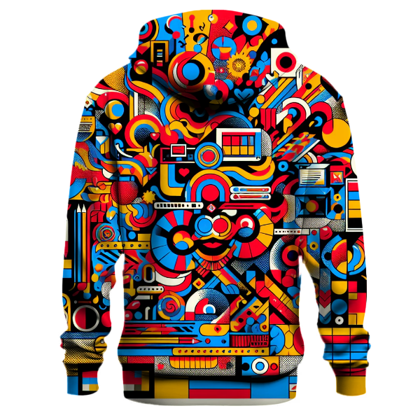 Pop Art Patterns Hoodie