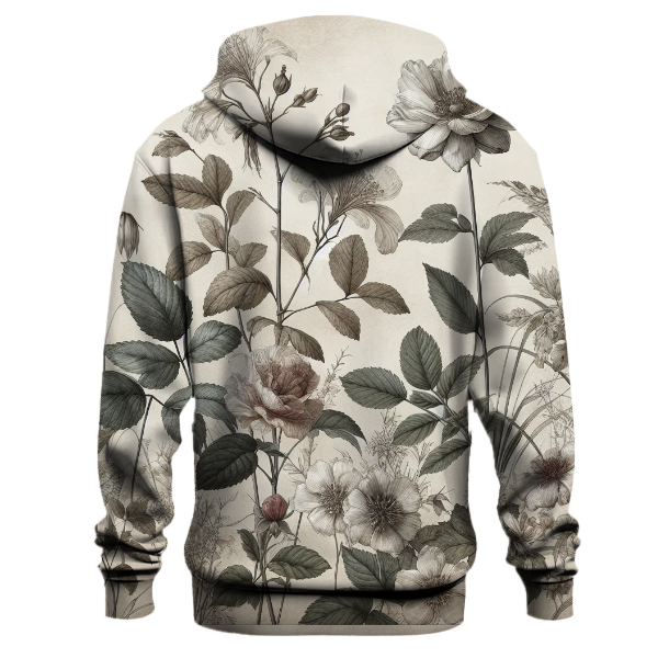 Timeless Botanical Sketches Hoodie