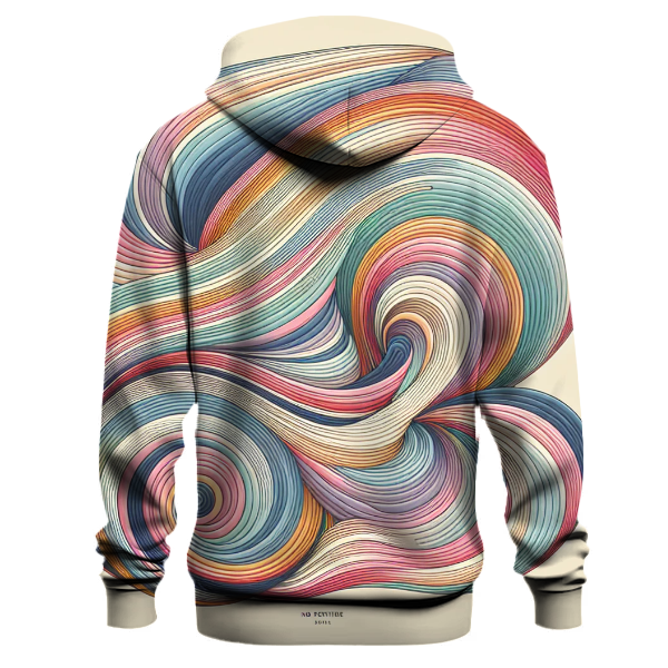 Rainbow Waves Nostalgia Hoodie