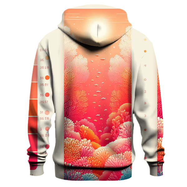 Sunkissed Coral Gradient Hoodie