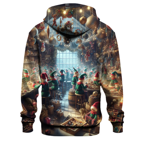 Ornament Workshop Elves Hoodie