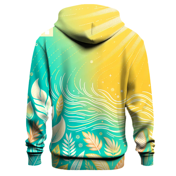 Breezy Lagoon Gradient Hoodie