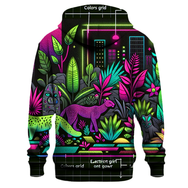 Neon Urban Jungle Hoodie