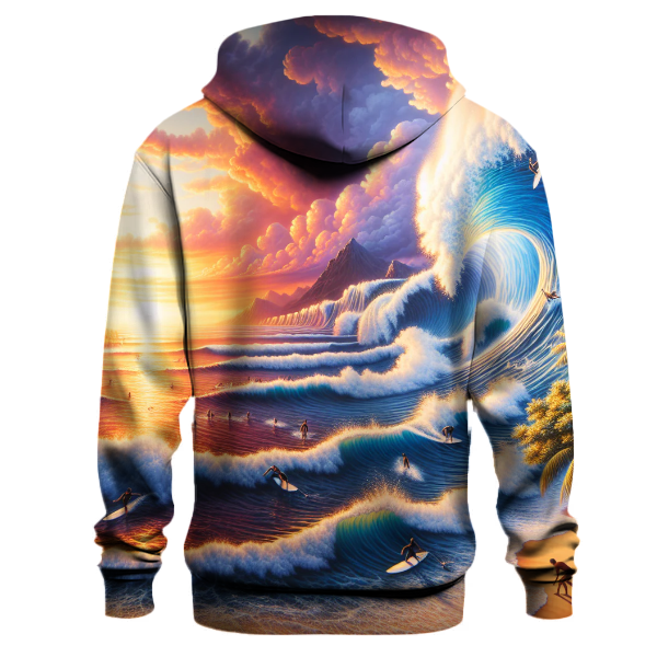 Surfing Wave Freedom Hoodie