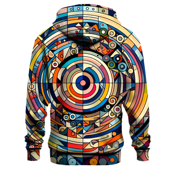 Geometric Mirage Design Hoodie