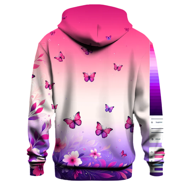 Whimsical Butterfly Gradient Hoodie