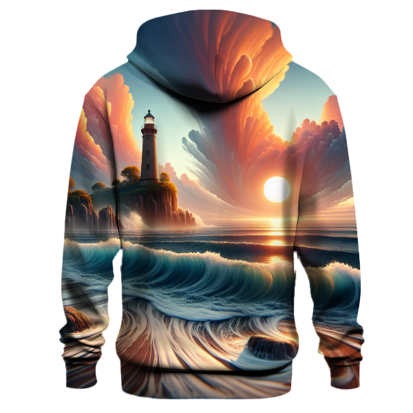 Coastal Lighthouse View Hoodie