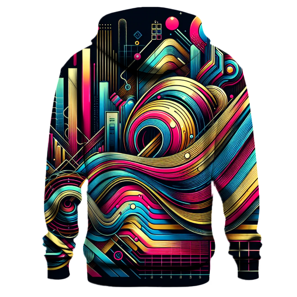 Futuristic Synth Pulse Hoodie
