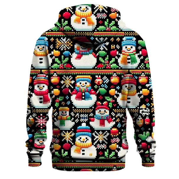Jolly Snowman Parade Design Hoodie