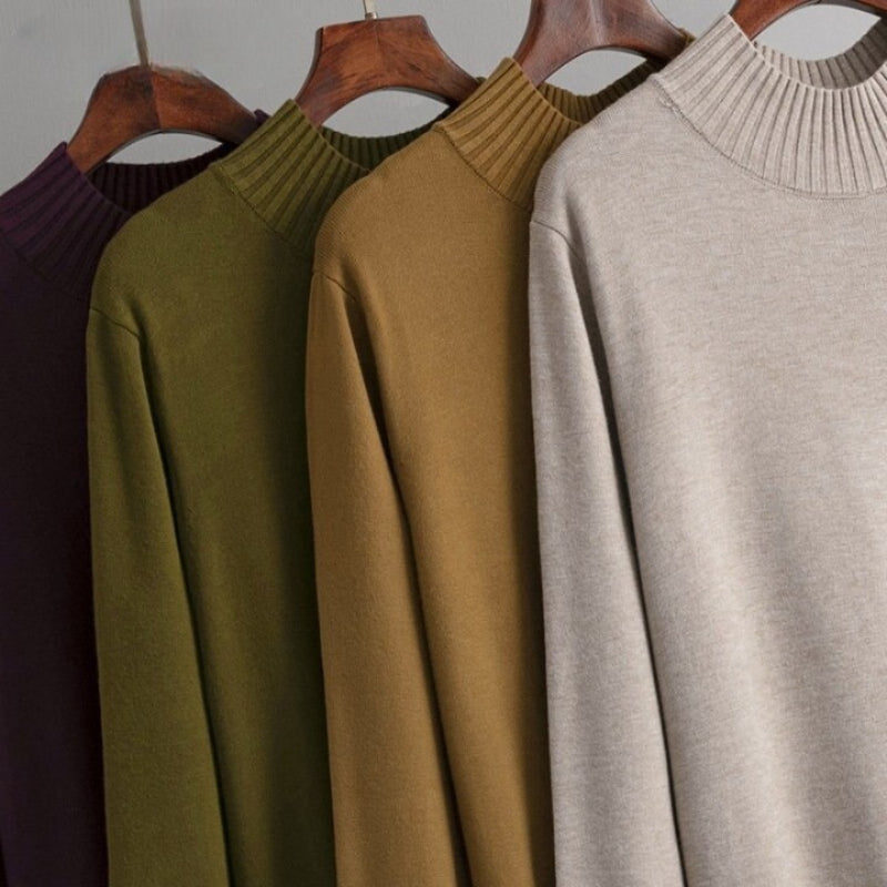 Oversized Loose Casual Knitted Pullover Sweater Dress-Soco Hoodie