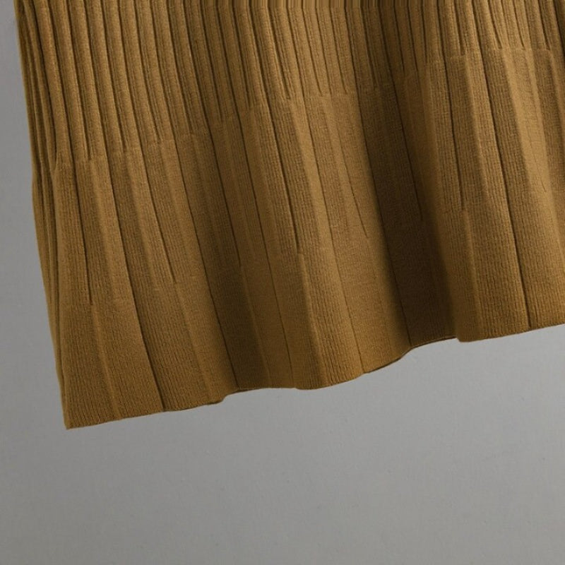 Oversized Loose Casual Knitted Pullover Sweater Dress-Soco Hoodie