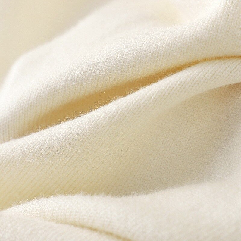 Loose Half High Collar Bottoming Sweater Dress-Soco Hoodie