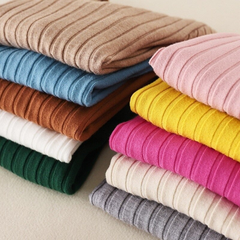 Basic V-Neck Solid Bodycon Knitted Sweater For Women-Soco Hoodie