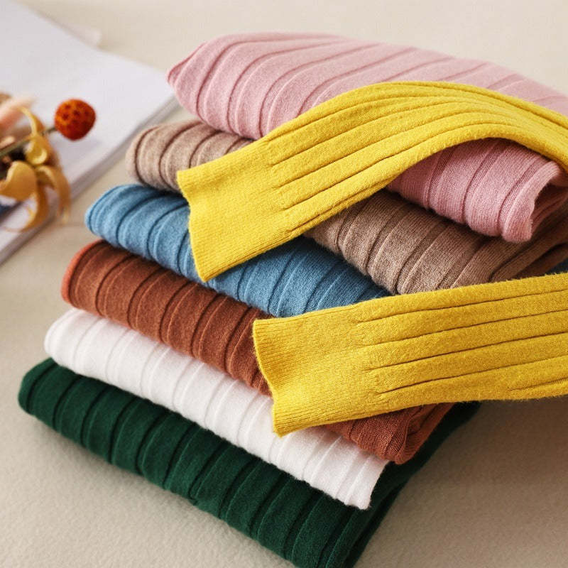 Basic V-Neck Solid Bodycon Knitted Sweater For Women-Soco Hoodie