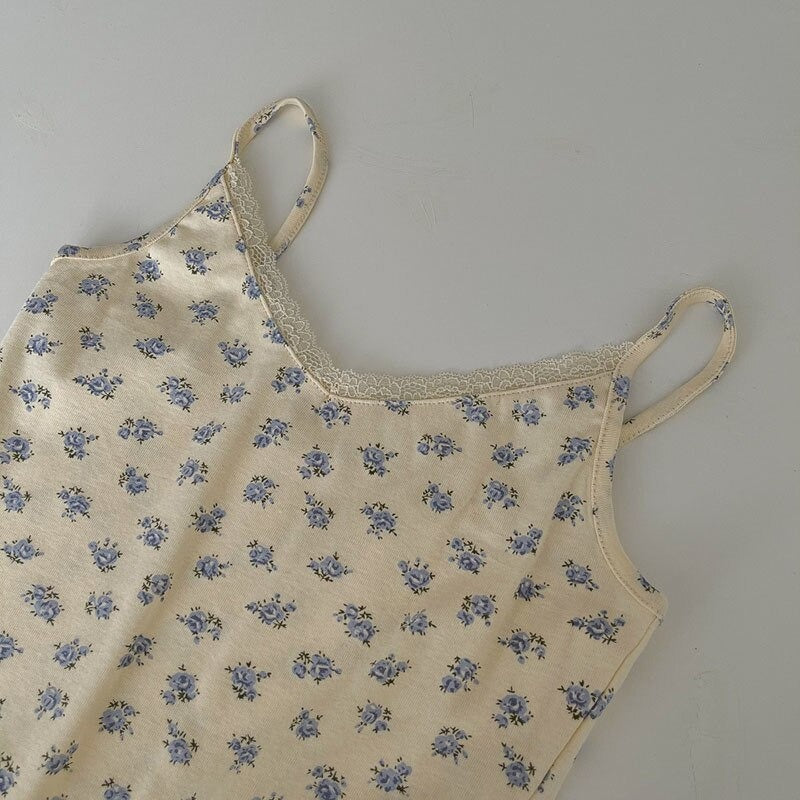 Vintage Camisole Short Tops For Women-Soco Hoodie