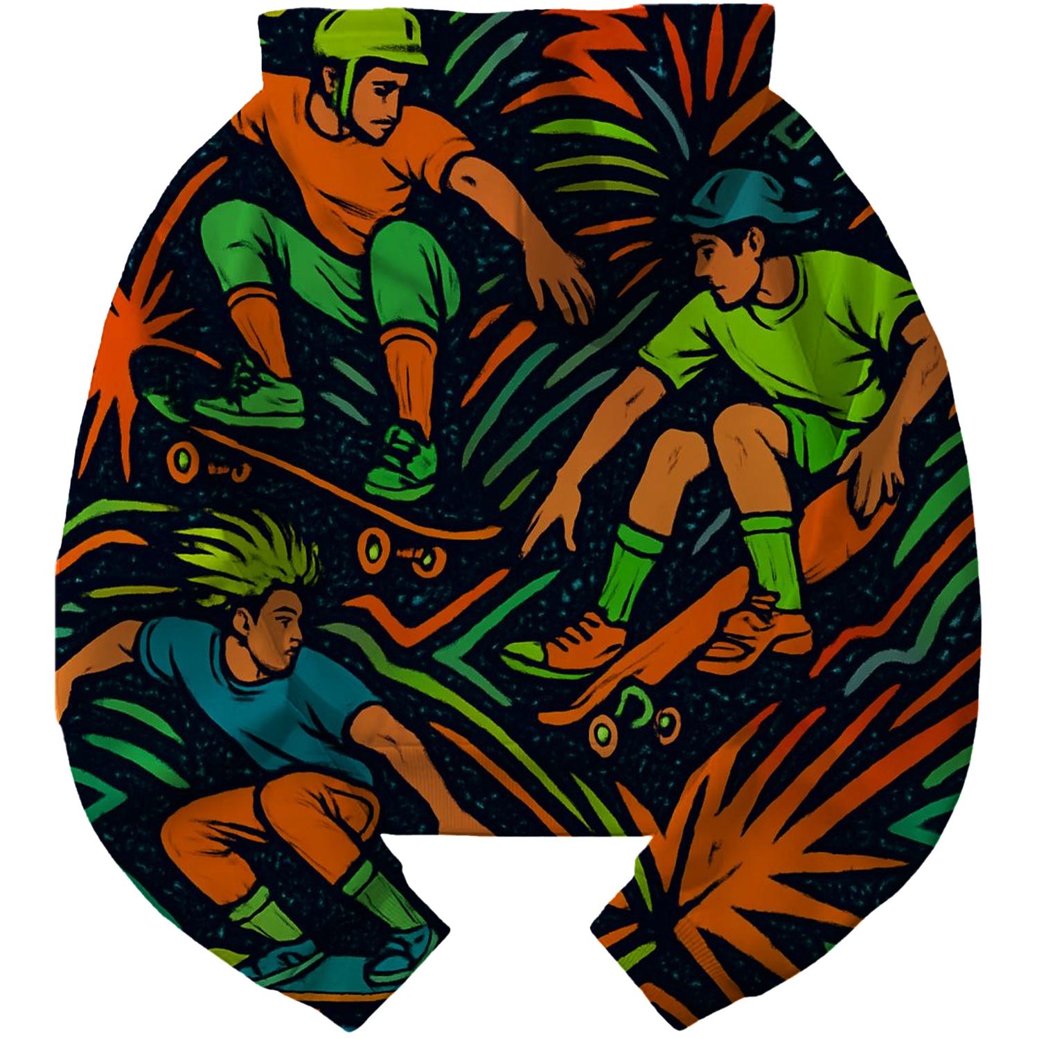 Radical Skater Cropped Hoodie