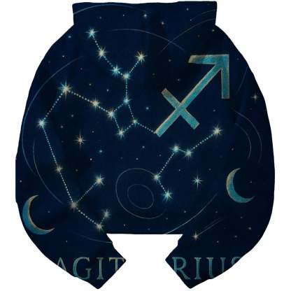 Mystical Sagittarius Explorer Hoodie