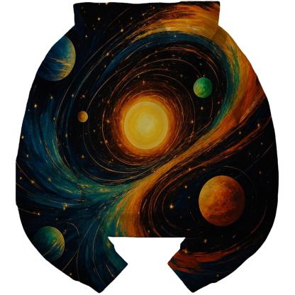 Stellar Odyssey Cropped Hoodie